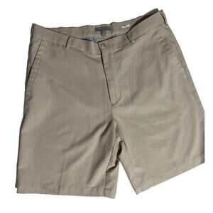 Peter Millar Kakis Men's Dress Flat Front Belted Golf Shorts Size 34